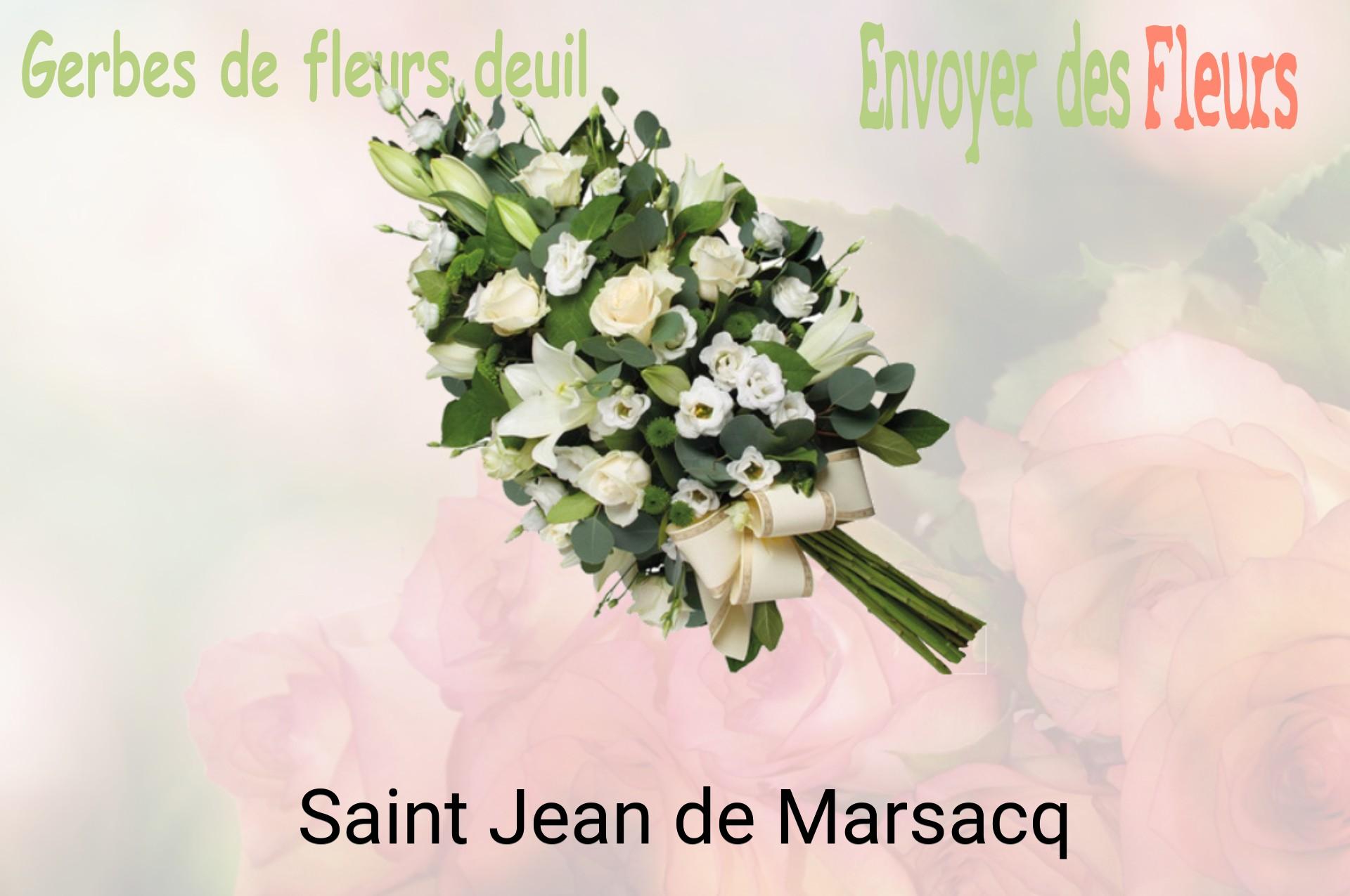 Gerbe de fleurs de deuil livrée à Saint-Jean-de-Marsacq